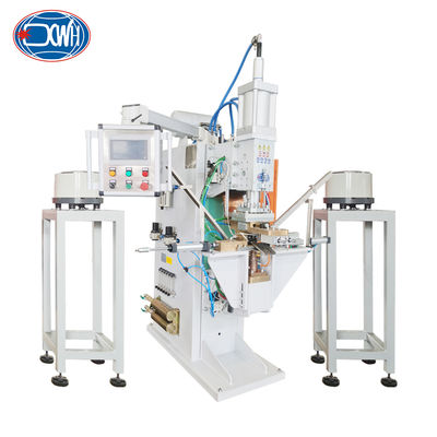 ভালো দাম শক শোষক প্রান্ত ক্যাপ প্রতিরোধ ওয়েল্ডার দুটি স্বয়ংক্রিয় ফিডিং প্রক্রিয়া সহ অনলাইনে